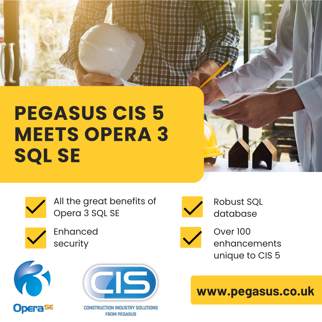 Image for Product news: Pegasus CIS 5 meets Opera 3 SQL SE